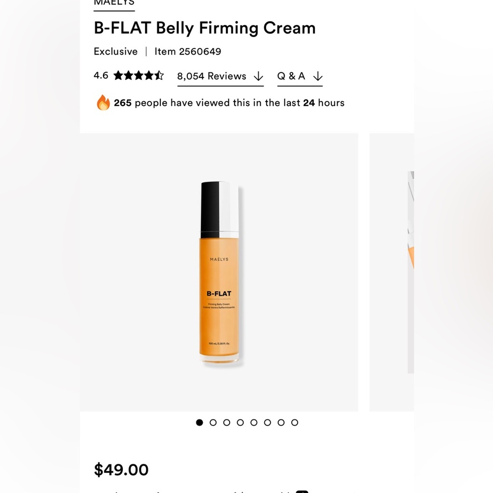 MAËLYS B-FLAT Belly Firming Cream